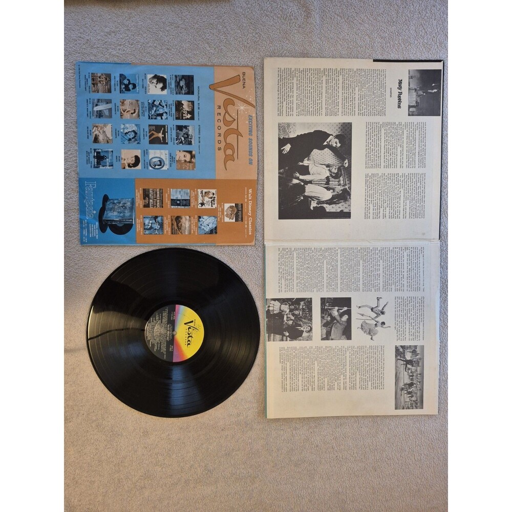 Walt Disney's Mary Poppins Record - Julie Andrews - Dick Van Dyke Vista Records - Picture 2 of 7